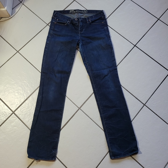 MADEWELL SKINNY STRAIGHT LEG JEANS SZ 28 - Picture 14 of 14